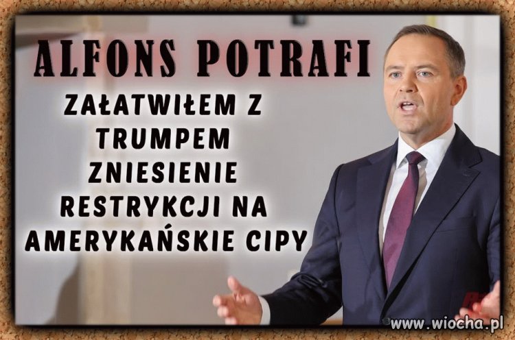 Alfons to jednak specjalista jest