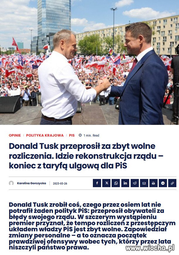 Nie będzie litości dla złodziei, bandytów i aferzystów z PiS.