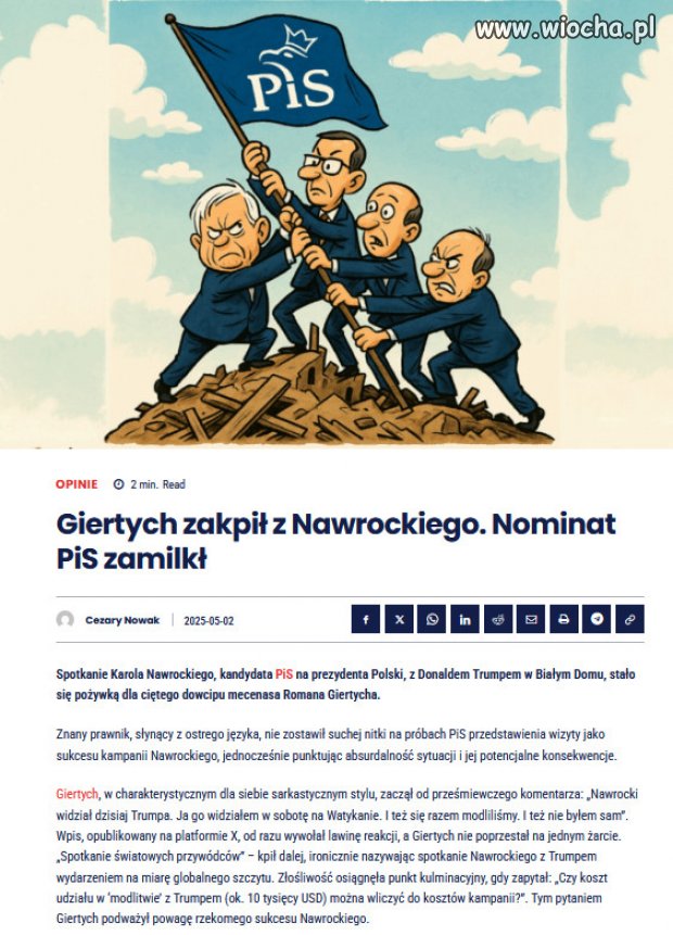 Błazny PiSu szykuja błazna Nawrockiego na pRezydenta!