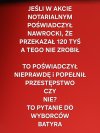 Napewne pytania trzeba odpowiedzieć