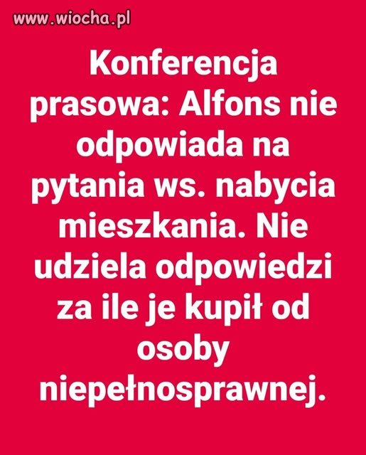 Alfons kłamie jak na alfonsa przystało!