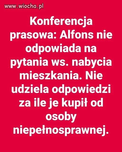 Alfons kłamie jak na alfonsa przystało!