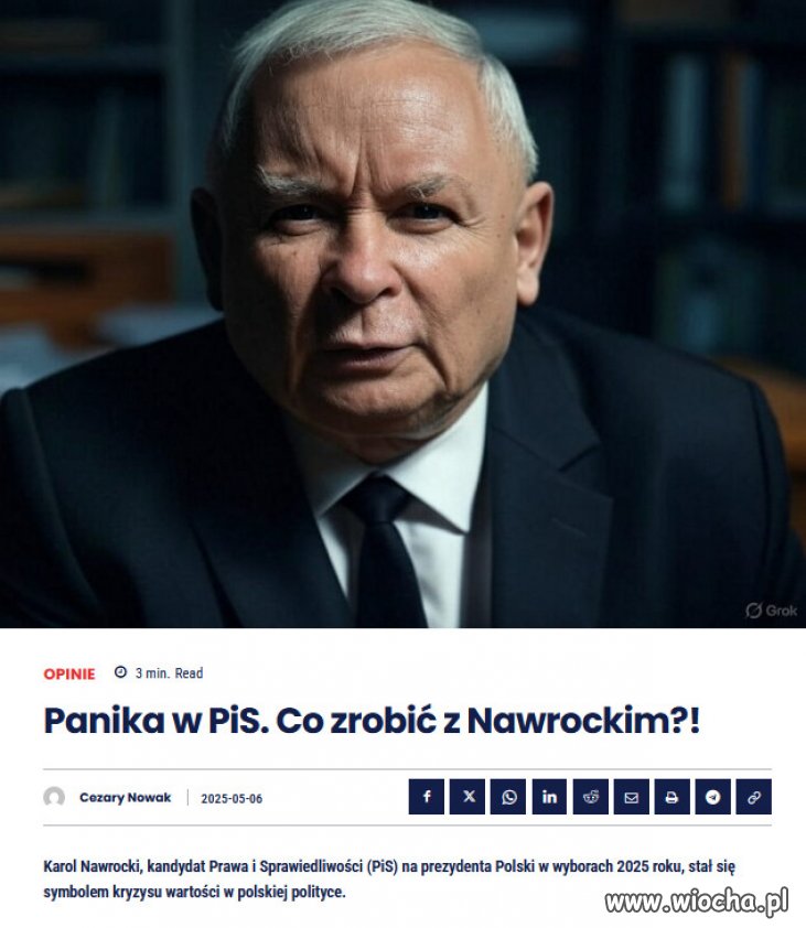 Nawrocki zaczyna byc obciazeniem dla egzystencji PiSu!