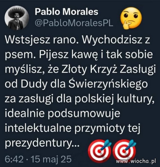 Pavarotti Podlasia odznaczony orderem Du*py...