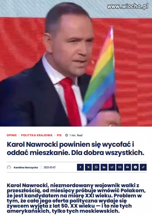 Nawrocki miał być "obywatelski" a on PiSowski złodziejski!