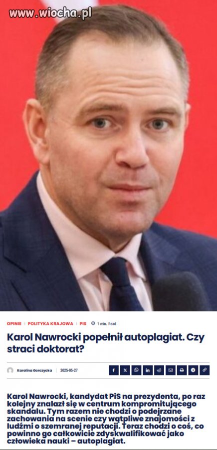 Nawrocki to kolejny żart i ustawka, PiSu Kaczyńskiego!