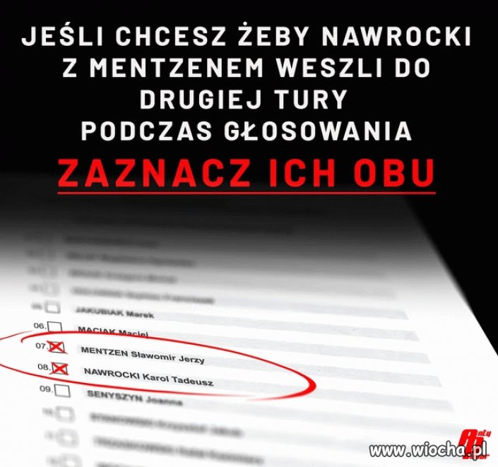 Hej prawaki tak głosujcie