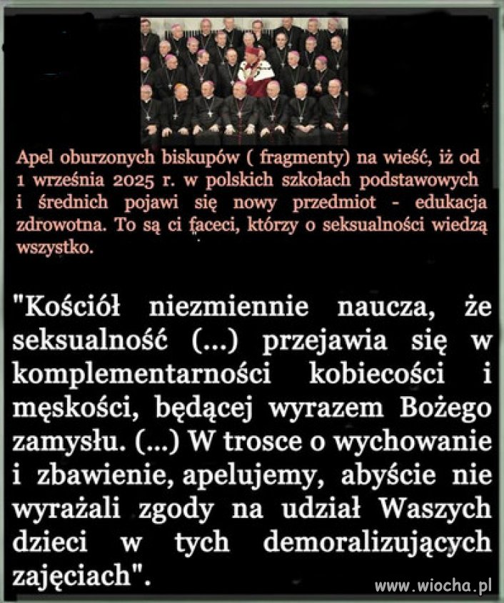Oświata i cywilizacja największym wrogiem sekty kościoła!