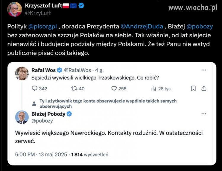 Pojęcie wstydu jest obce politykom tej formacji.   