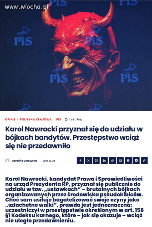 W efekcie przestępstwo nie przedawni się przed 2029 rokiem.