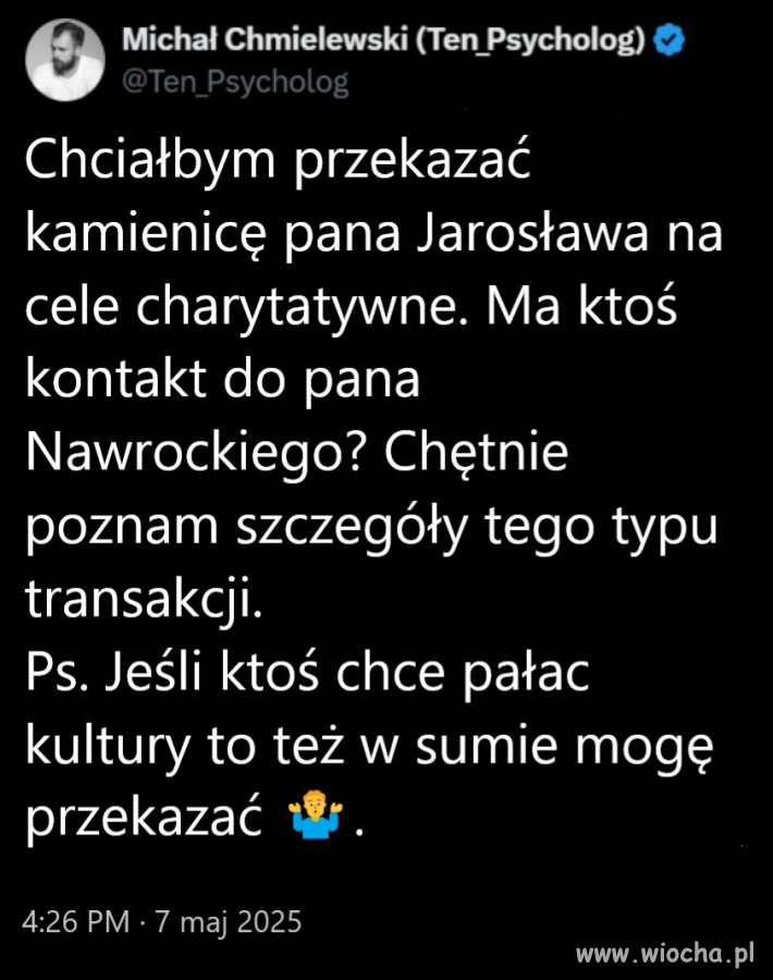 A czy można pis oddać charytatywnie na jakąś bezludną wyspę?