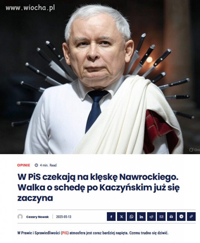 W PiS coraz głośniej mówi się, że wybór Nawrockiego był błędem.