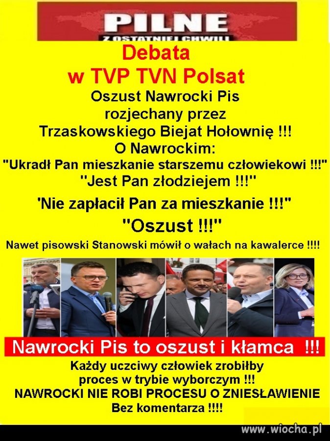 Padły bardzo mocne słowa. Jasno sprecyzowane zarzuty. No i co? No i nic!
