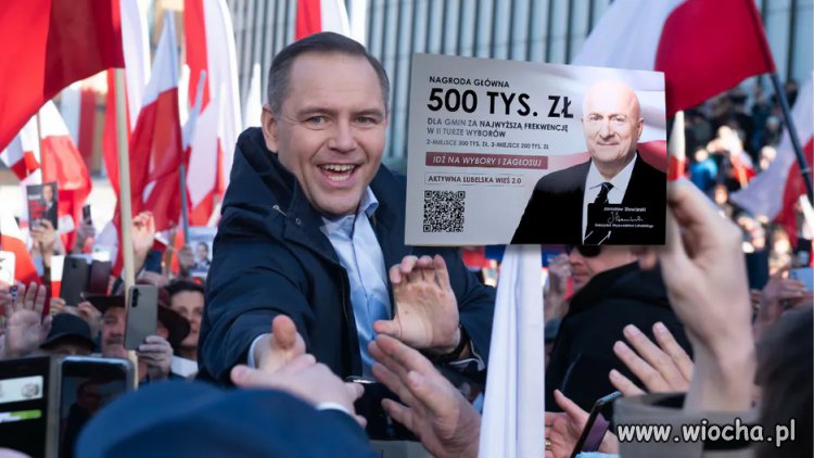 Marszałek z PiS zachęca do głosowania. Za pieniądze urzędu