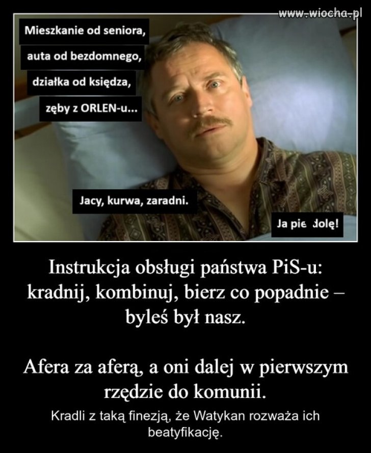 W PiSie stabilnie, bez zmian. Kradną jak zawsze ..