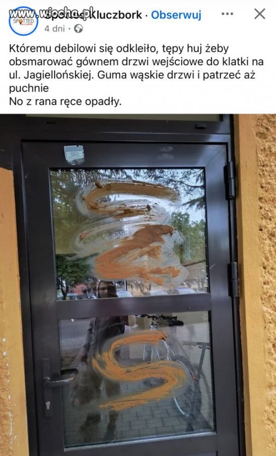 Wuj pisze się przez"ch" analfabeto.