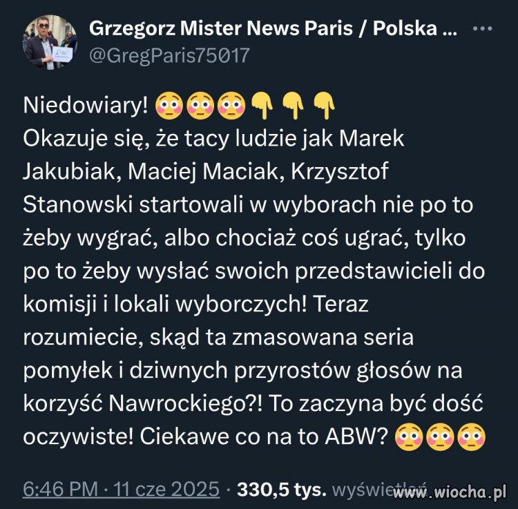 Powinny być przeliczone głosy ze wszystkich komisji !