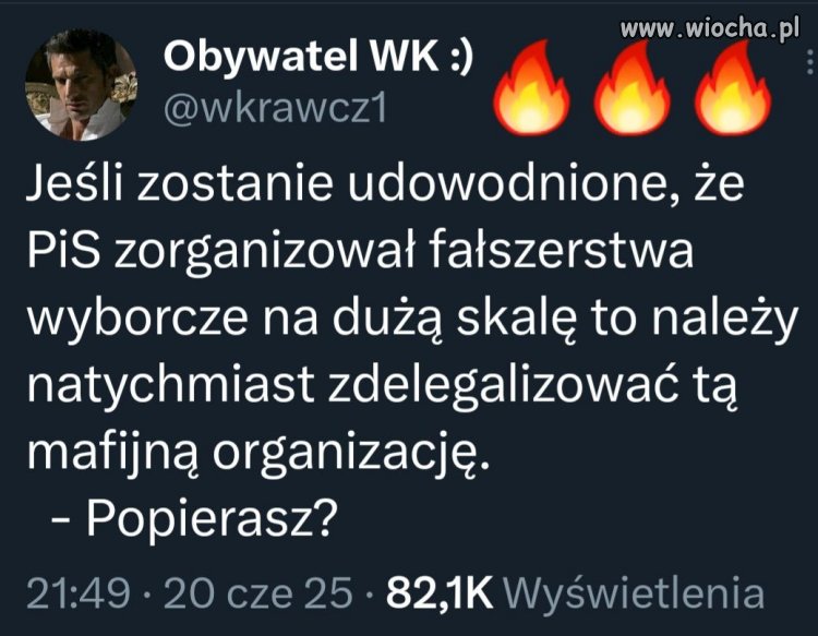 A lista pisiorów polityków, włącznie z tymi...