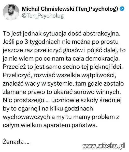 PIS się boi liczenia