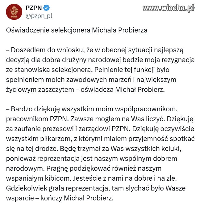 Lewy zwolnił następnego trenera ?