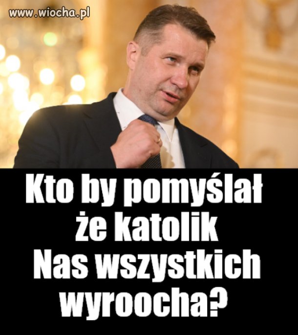 Liczy na odpuszczenie grzechów i dostanie. Od NICH