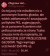 O uczciwości to PiSowcy nie mają zielonego pojęcia