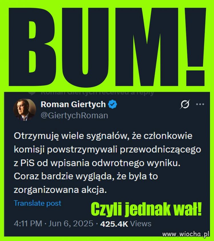 Jarek mówił, że raz zdobytej władzy nie odda !