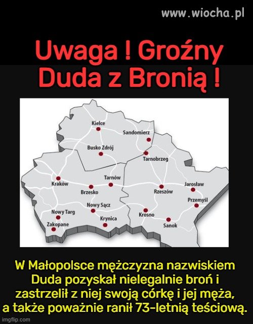 To straszne ,co się wydarzyło W Małopolsce !