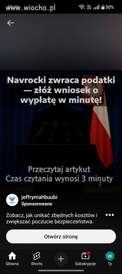 Uważajcie na oszustwo 
