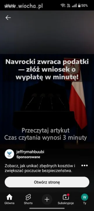 Uważajcie na oszustwo 