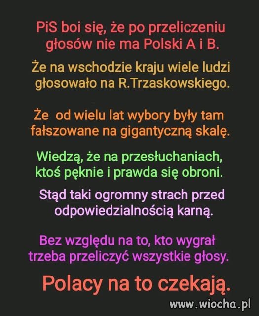 Dla wszystkich oszustów nie wystarczy... 