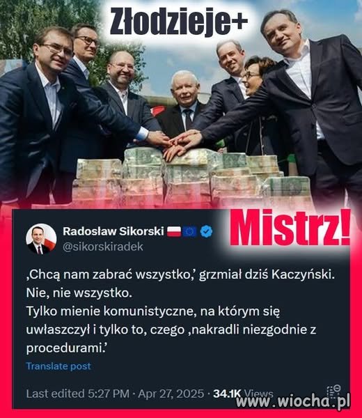 Miejsce przestępców jest w więzieniu