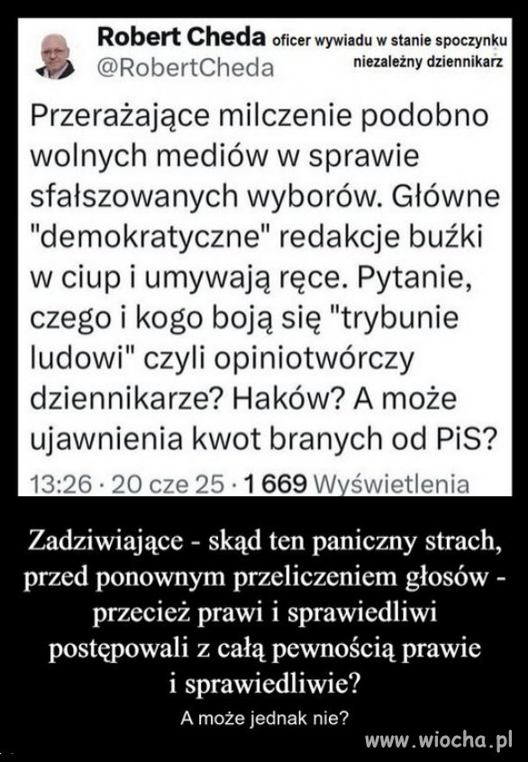 O czym nie mówią media i dlaczego boją się PiS?