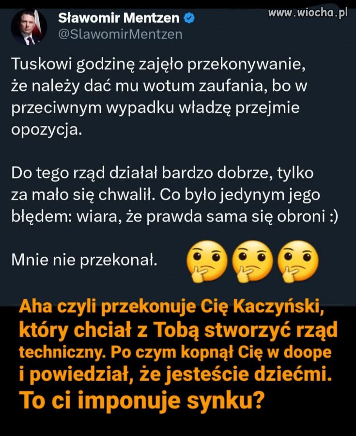Jak tam synek?