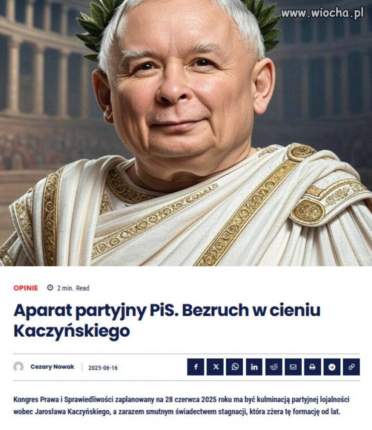PiS Partia jednego lidera, upadnie z upadkiem Kaczyńskiego!