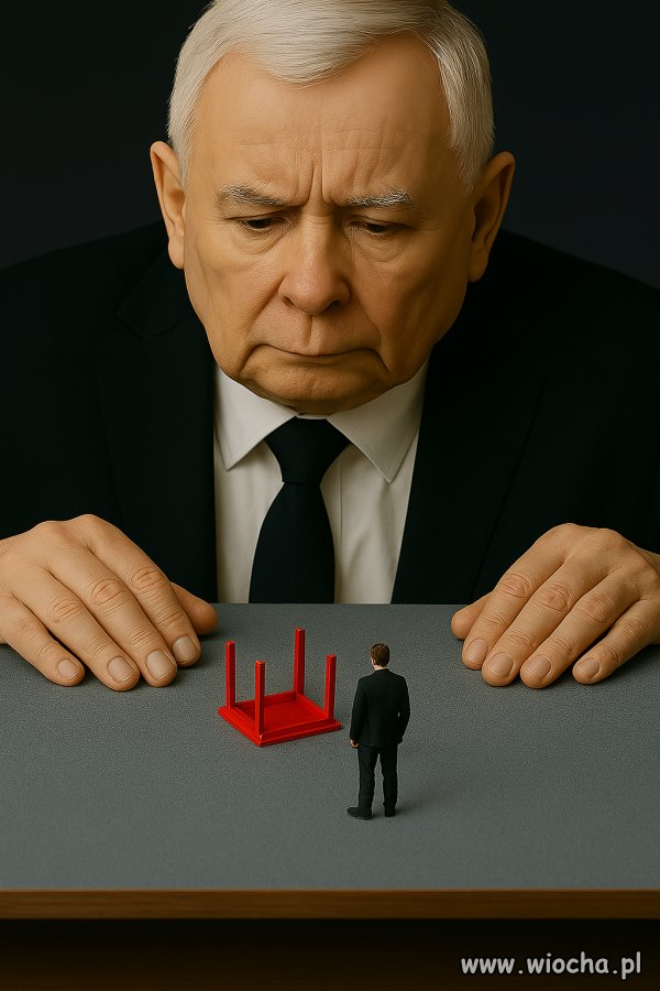 Pan Sławek "wywraca" stolik...