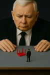 Pan Sławek "wywraca" stolik...