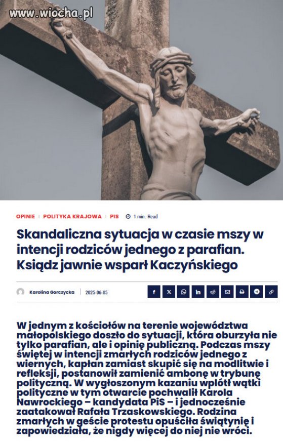 To nie jest odosobniony przypadek. 