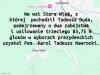 Przypadek ? Nie sądzę !