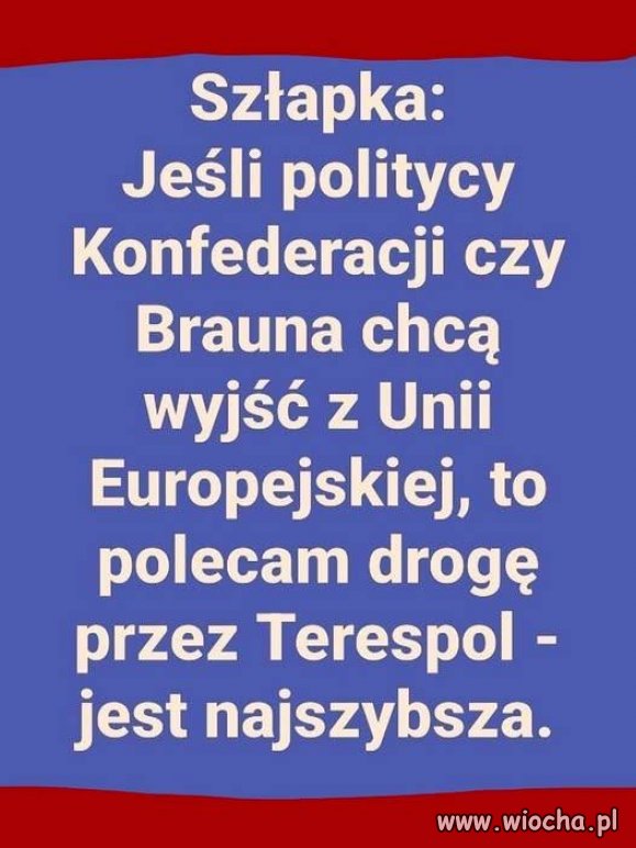 Konfederaci i brązowi, ruszajcie. Droga wolna !