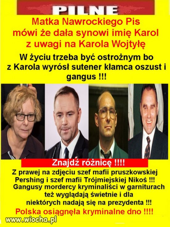 Takiego pRezydenta Wam wybrała hołota PiSu!