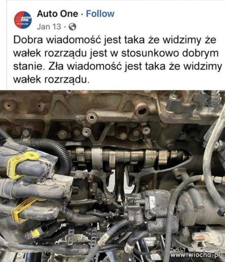 Taki widok u mechanika 