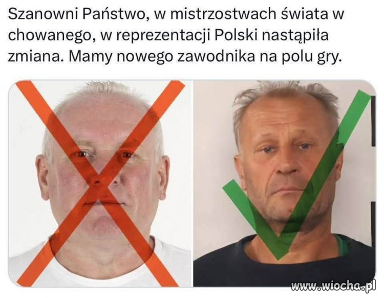 Nowy gracz w chowanego 