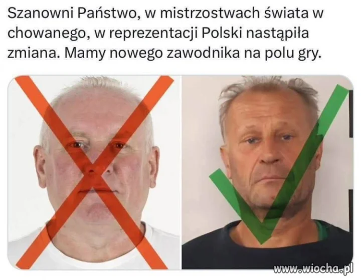 Nowy gracz w chowanego 