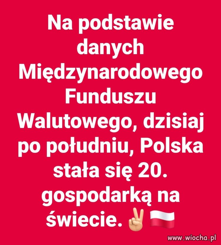 Choć jedna dobra wiadomość na długi weekend !
