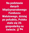 Choć jedna dobra wiadomość na długi weekend !
