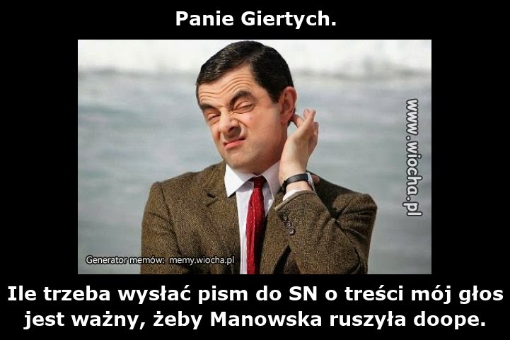 Panie Giertych.