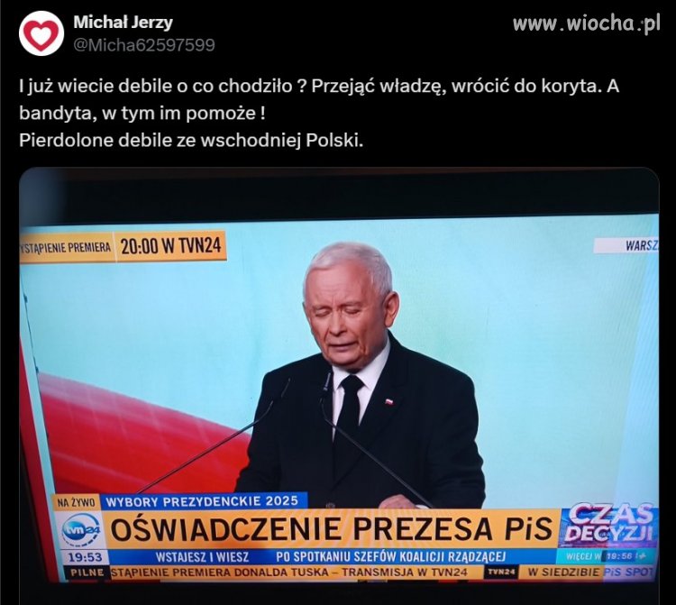 Oświadczenie prezesa