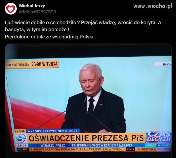 Oświadczenie prezesa