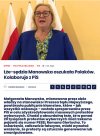 Manowska powtarza kłamstwa propagandy PiSu!